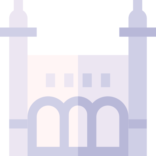 wieża w londynie Basic Straight Flat ikona