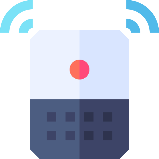 Voice assistant Basic Straight Flat icon