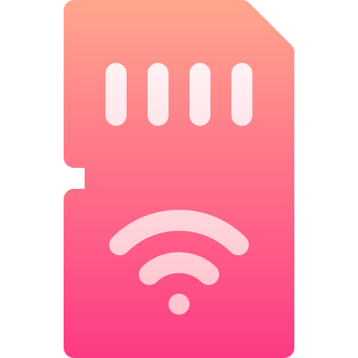 scheda di memoria Basic Gradient Gradient icona