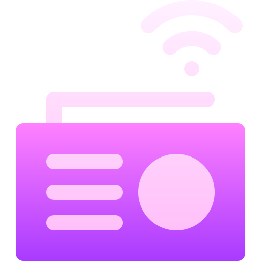 radio Basic Gradient Gradient icoon