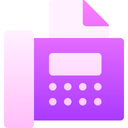 fax Basic Gradient Gradient icona