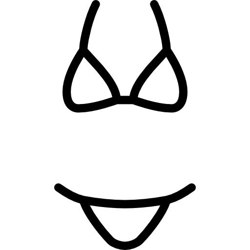 bikini Basic Miscellany Lineal icono