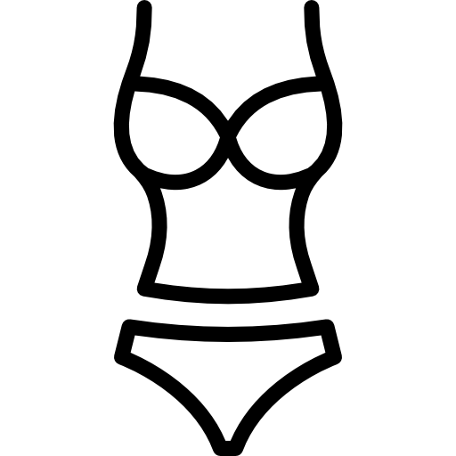 Swimsuit Basic Miscellany Lineal icon