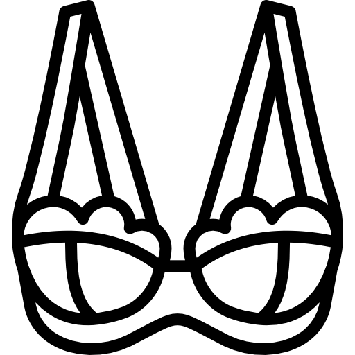 Brassiere Basic Miscellany Lineal icon