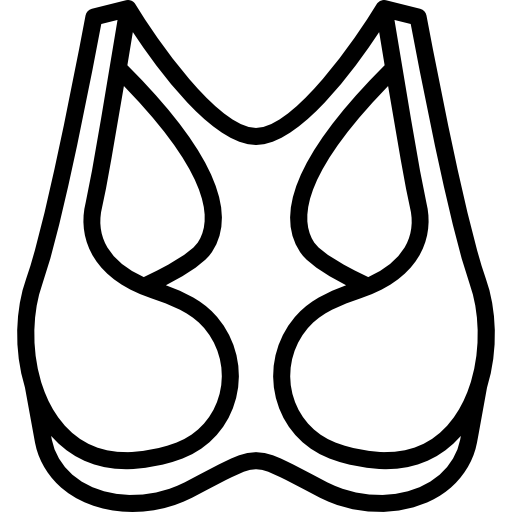 Brassiere Basic Miscellany Lineal icon