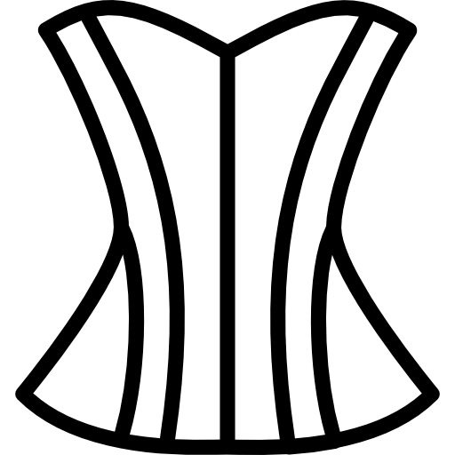 Corset Basic Miscellany Lineal icon