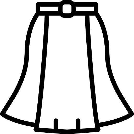 Skirt Basic Miscellany Lineal icon