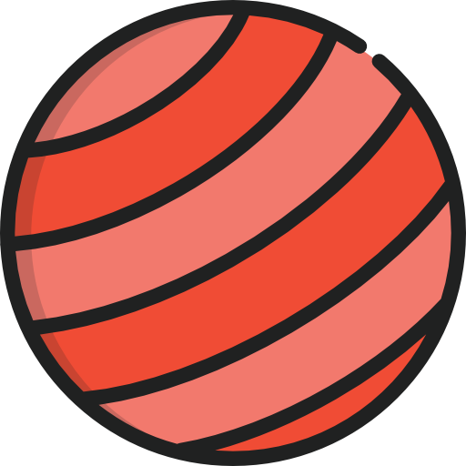 Yoga ball Special Lineal color icon