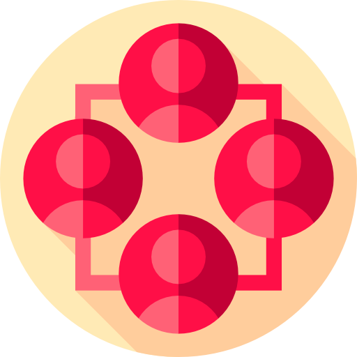 Community Flat Circular Flat icon