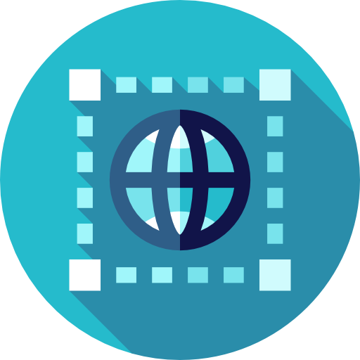 Global Flat Circular Flat icon