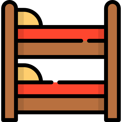 침대 Special Lineal color icon