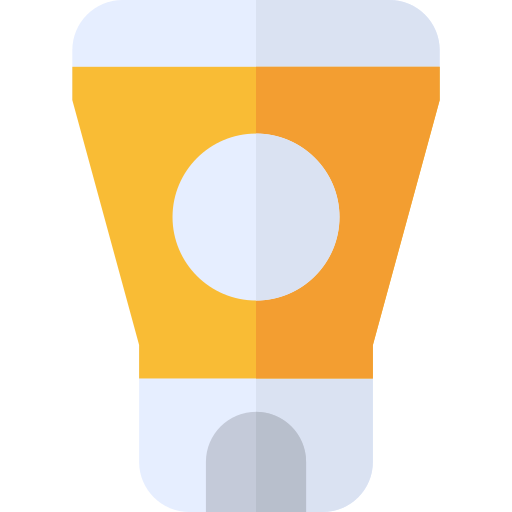 Sun cream Basic Rounded Flat icon