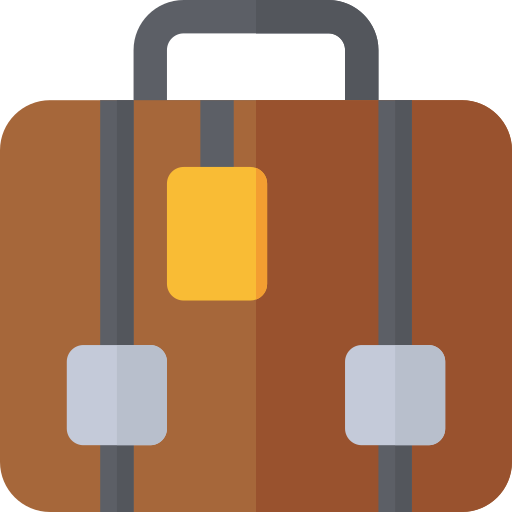 koffer Basic Rounded Flat icon