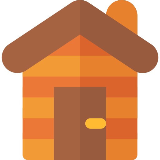 Cabin Basic Rounded Flat icon