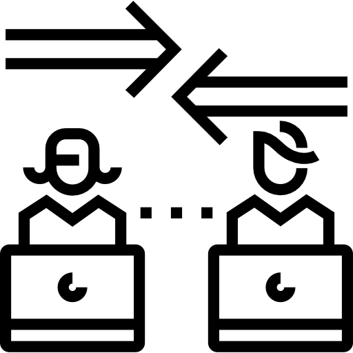 チームワーク Detailed Straight Lineal icon