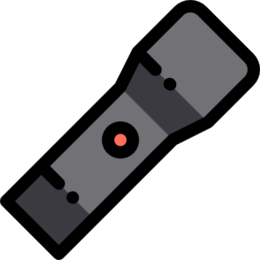 linterna Detailed Rounded Lineal color icono