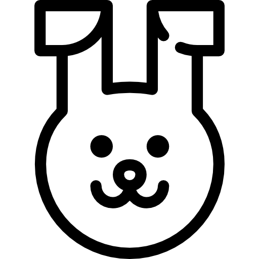 うさぎ Detailed Rounded Lineal icon