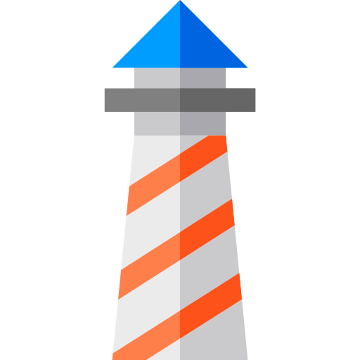 灯台 Basic Straight Flat icon