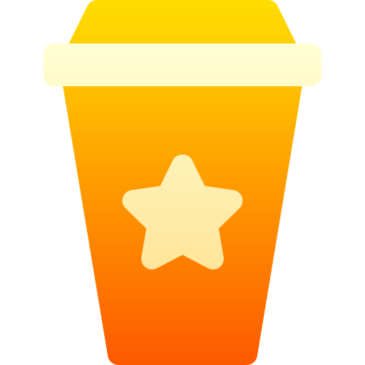 커피 컵 Basic Gradient Gradient icon