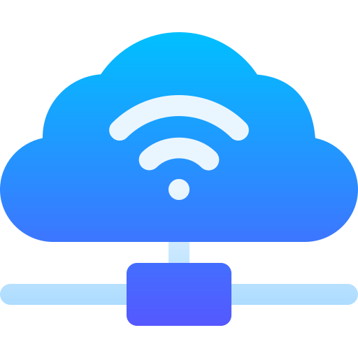computação em nuvem Basic Gradient Gradient Ícone