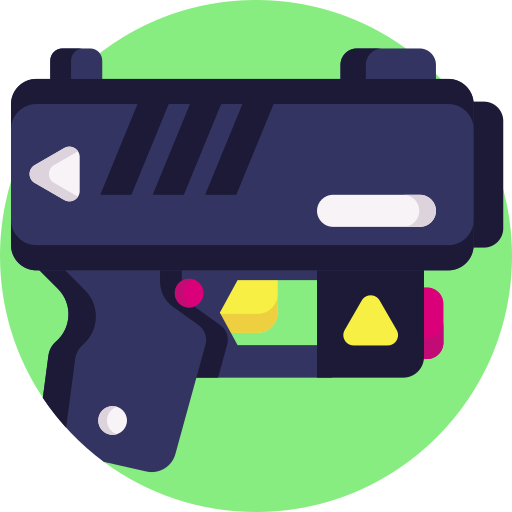 Gun Detailed Flat Circular Flat icon