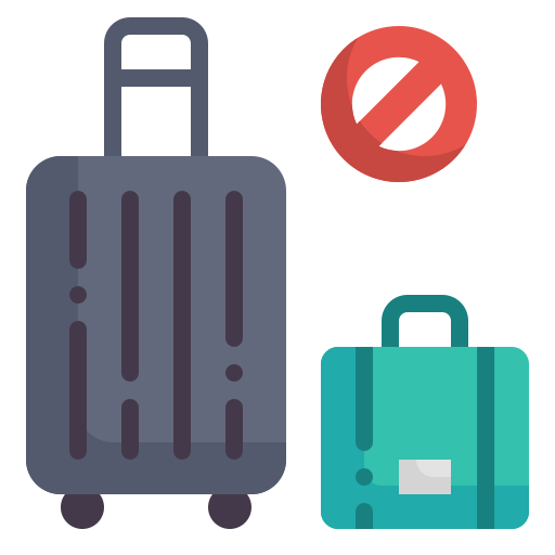 Travel warning Generic Flat icon