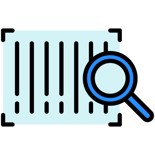 Barcode scan Generic Outline Color icon