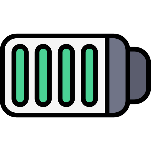 フルバッテリー Generic Outline Color icon