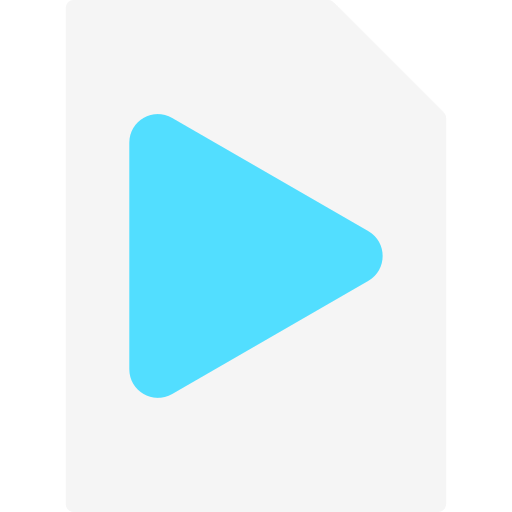 fichier vidéo Generic Flat Icône