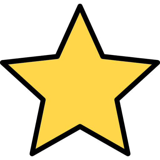 star Generic Outline Color icon