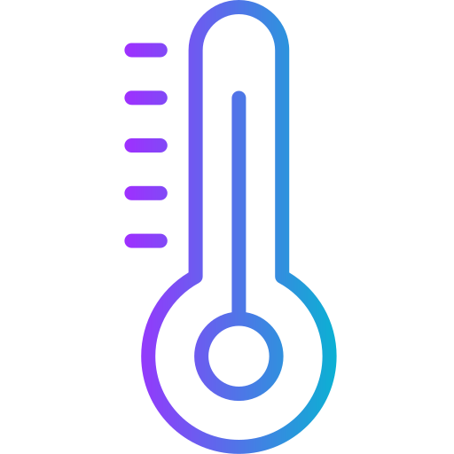 thermomètre Generic Gradient Icône