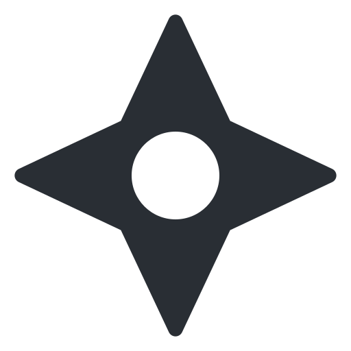 Shuriken Generic Flat icon