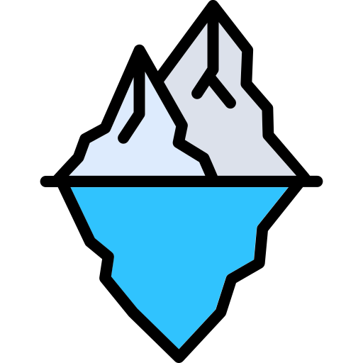 lodowiec Generic Outline Color ikona