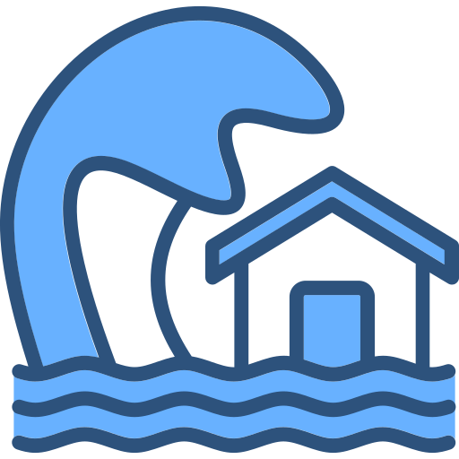 쓰나미 Generic Blue icon