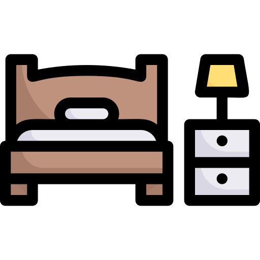 Single bed Generic Outline Color icon