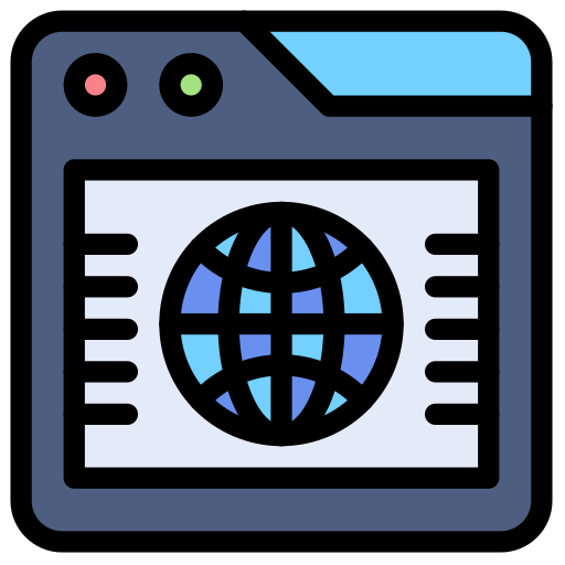 webbrowser Generic Outline Color icon