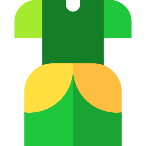 kleid Basic Straight Flat icon