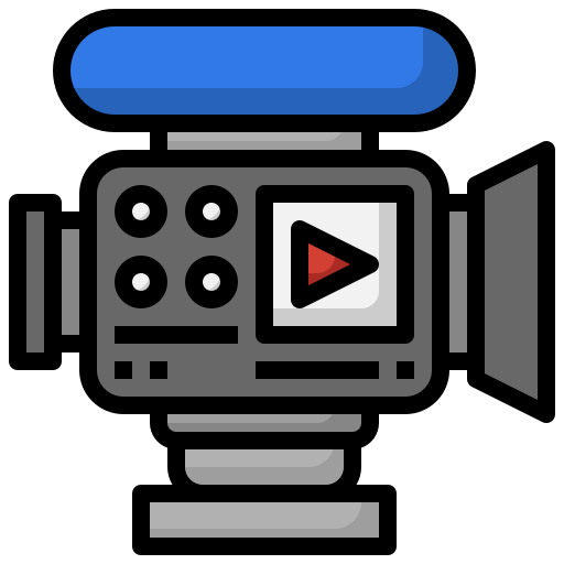 Movie camera Surang Lineal Color icon