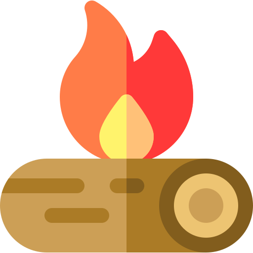 lagerfeuer Basic Rounded Flat icon