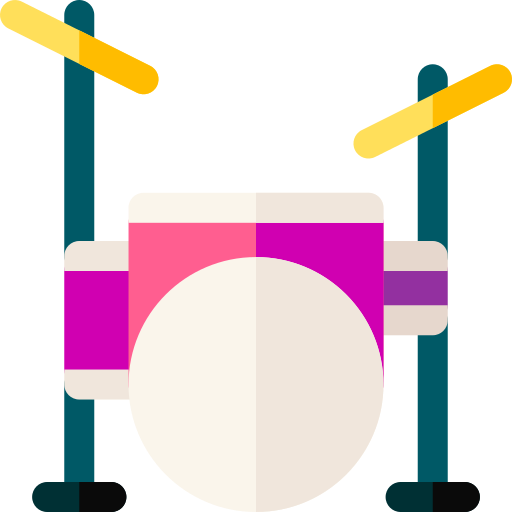 drumstel Basic Rounded Flat icoon