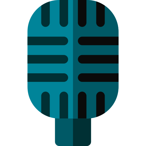 Microphone Basic Rounded Flat icon