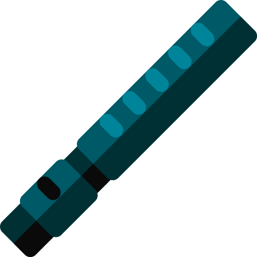 flauta Basic Rounded Flat icono