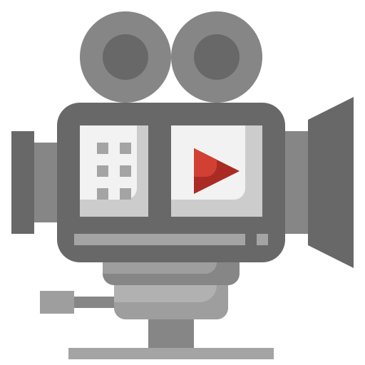 camara de video Surang Flat icono