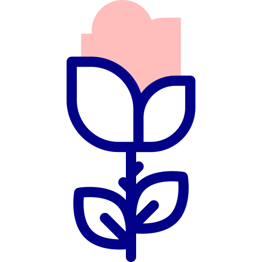 róża Detailed Mixed Lineal color ikona