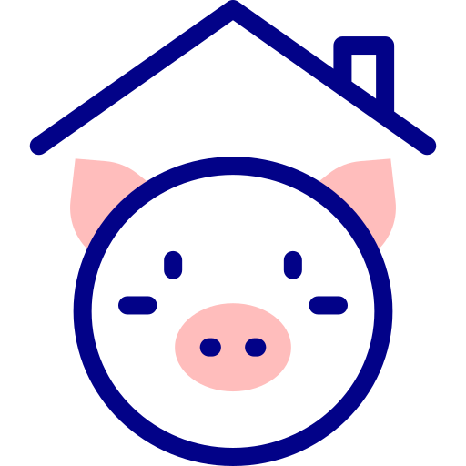 三匹の子豚 Detailed Mixed Lineal color icon