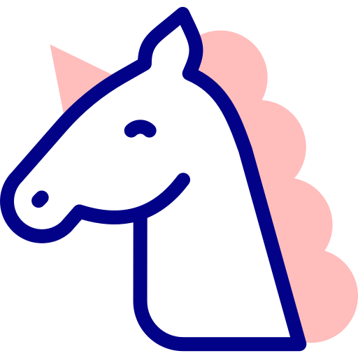 unicornio Detailed Mixed Lineal color icono