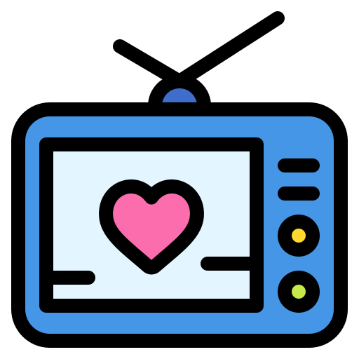 Old Tv Generic Outline Color icon