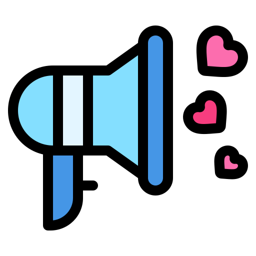 Megaphone Generic Outline Color icon