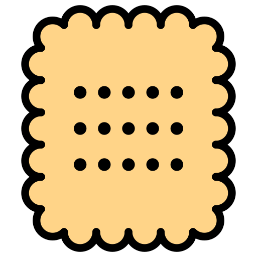 Biscuit Generic Outline Color icon