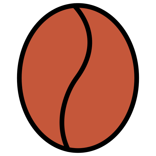 grano de cafe Generic Outline Color icono